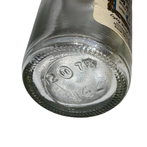 Vintage 1960s Empty Mr. Boston English Market Gin Mini Bar Plane Glass Bottle - Picture 4 of 5